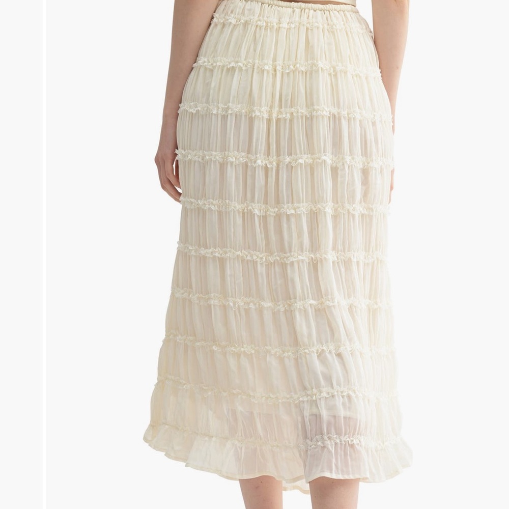LUSH Chiffon Skirt & Top Set - Picture 4 of 6